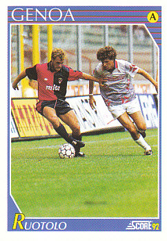 Gennaro Ruotolo Genoa Score 92 Seria A #112